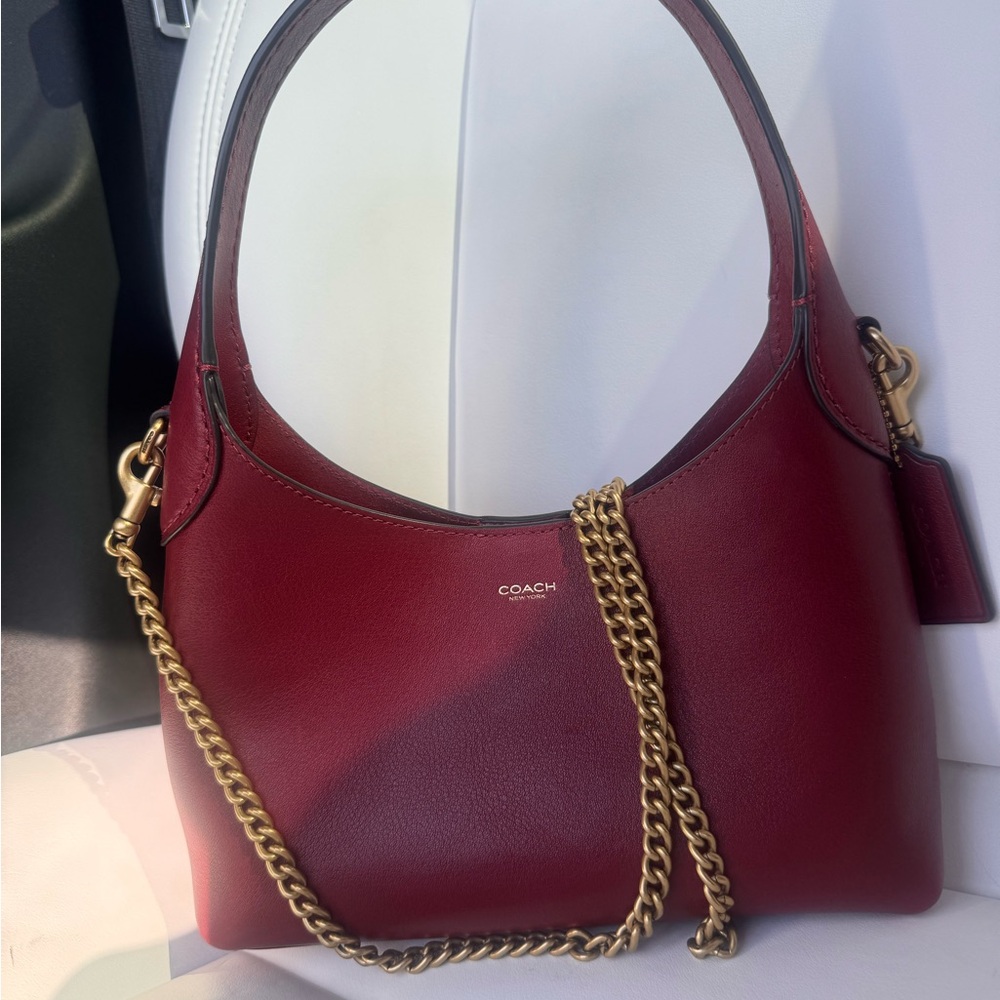 Coach Dark Ruby Brooklyn 23